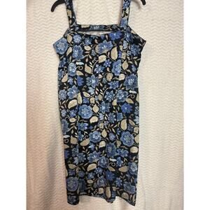 Good clothes size M vintage blue flower dress